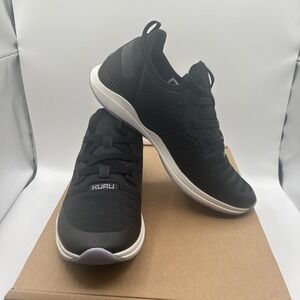 Kuru Women's Stride Move Sneaker,Jet Black Light Lilac,SZ: 10.5 M